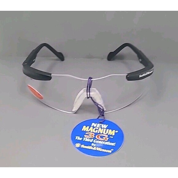Smith & Wesson 16369 Magnum 3G, Safety Glasses Youth, Clear Lens, Frameless - Picture 1 of 7
